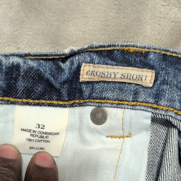 Ralph Lauren Polo Crosby Short Denim Distressed Women Shorts Size 32 - Picture 6 of 10